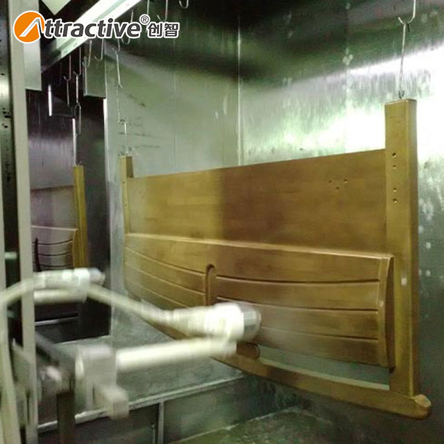床头板喷涂流水线设备生产厂家 木器往复机喷涂生产线